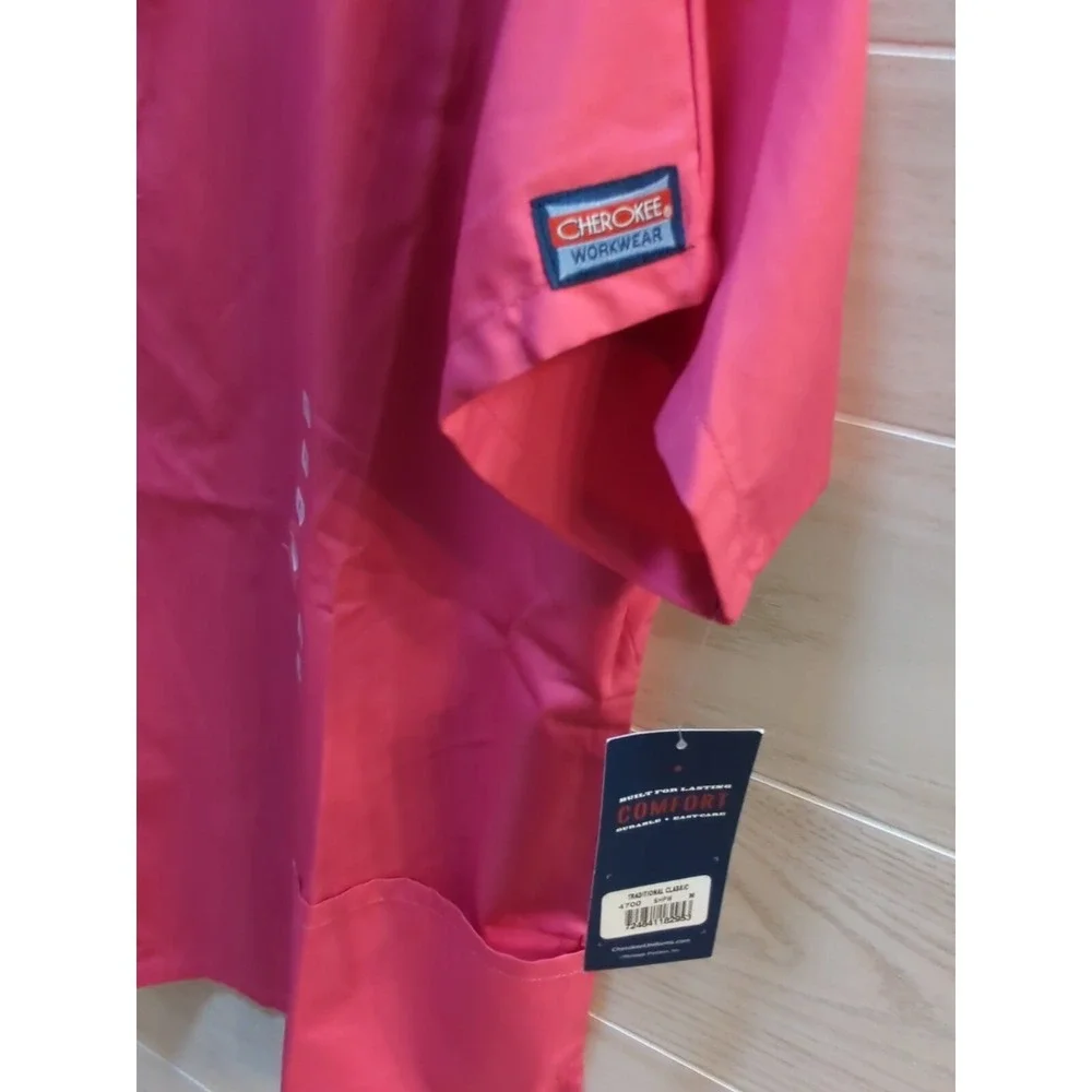 Chreokee dark pink scrubs top pants set women M Medium w/tags cargo pants w/MARK